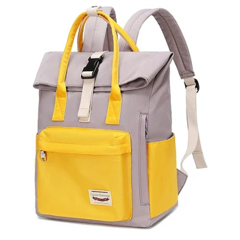Candy colored waterproof schoolbag new ladies backpack hot canvas teen girl laptop backpack patchwork backpack 
Candy colored waterproof schoolbag new ladies backpack hot canvas teen girl laptop backpack patchwork backpack