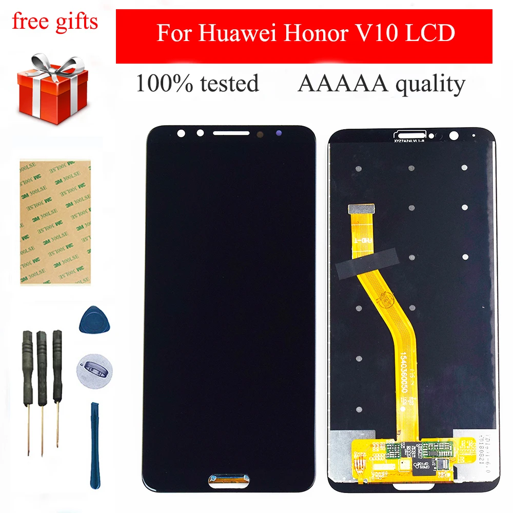 For Huawei Honor V10 LCD Display 5.99inch Honor View 10 LCD Touch Screen Digitizer Sensor Assembly BKL-AL00 BKL-AL20 / BKL-L09
For Huawei Honor V10 LCD Display 5.99inch Honor View 10 LCD Touch Screen Digitizer Sensor Assembly BKL-AL00 BKL-AL20 / BKL-L09