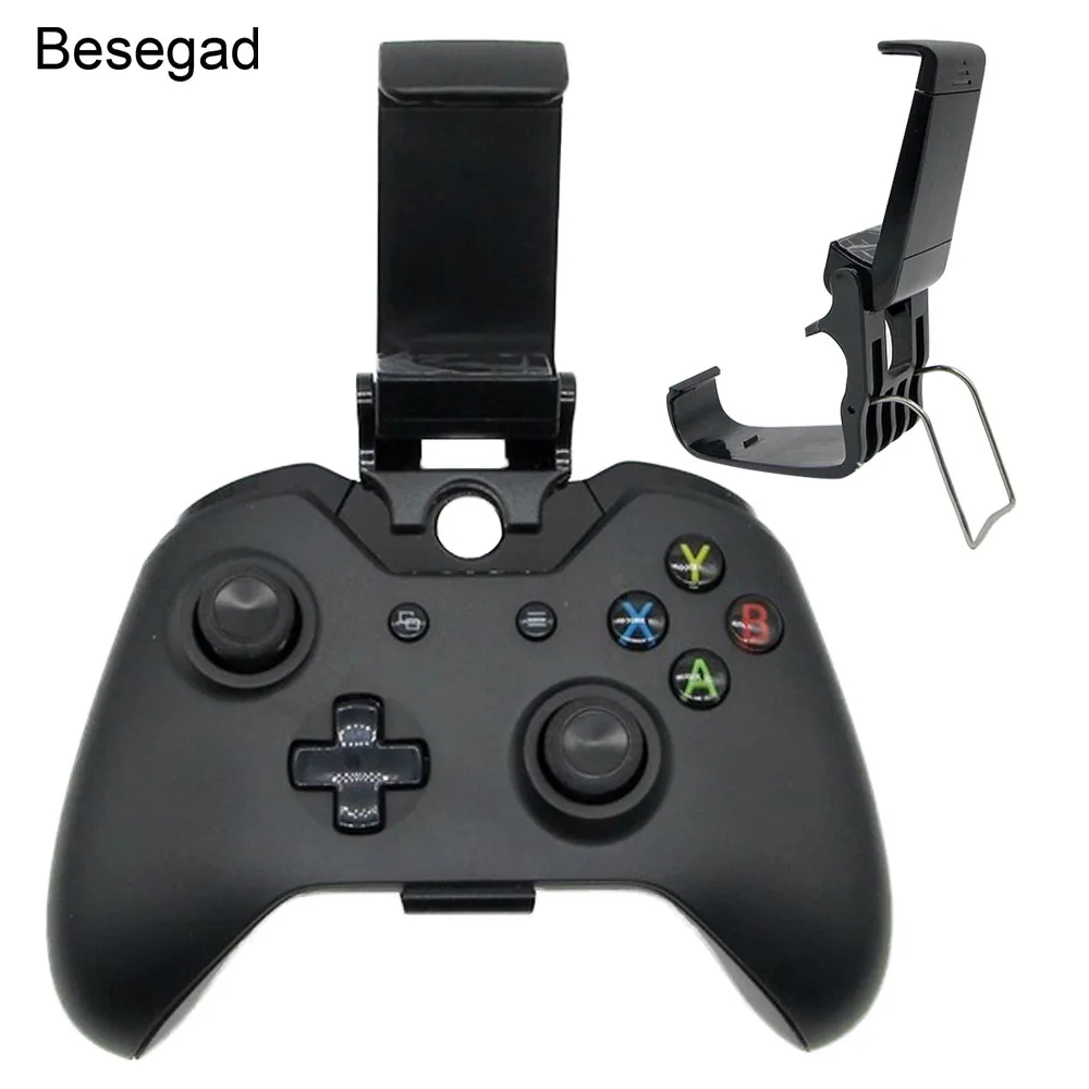 

Besegad Universal Adjustable Mobile Phone Mount Bracket Holder Stand Clip Clamps for Microsoft Xbox X Box One Controllers