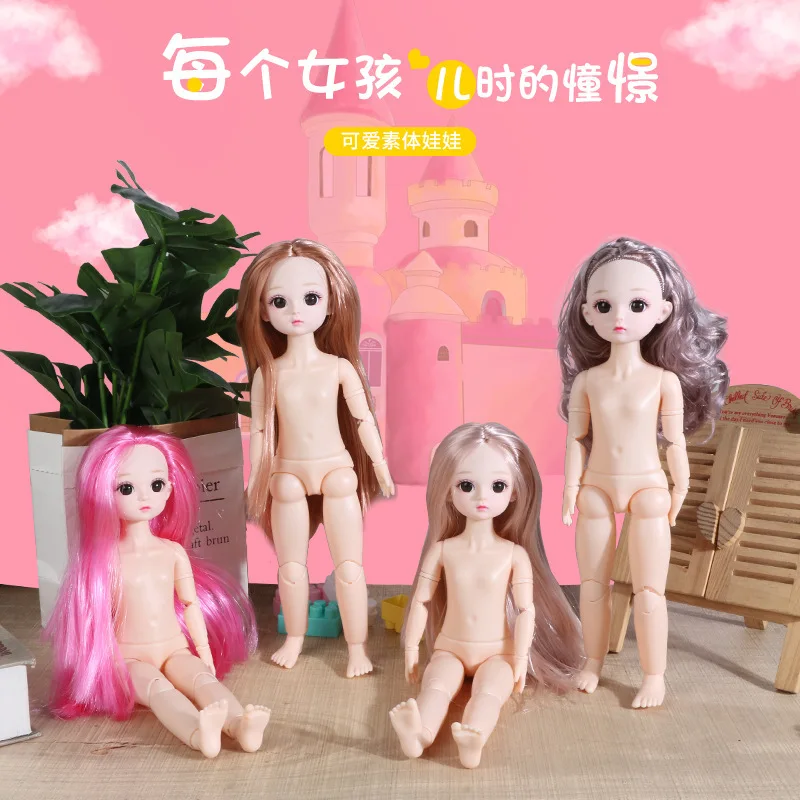 BJD Doll 30cm 13 Movable Joints Plastic Nude Body Change Makeup Long Hair Fashion Dolls Accessories Kids Toys for Girls Gift
BJD Doll 30cm 13 Movable Joints Plastic Nude Body Change Makeup Long Hair Fashion Dolls Accessories Kids Toys for Girls Gift