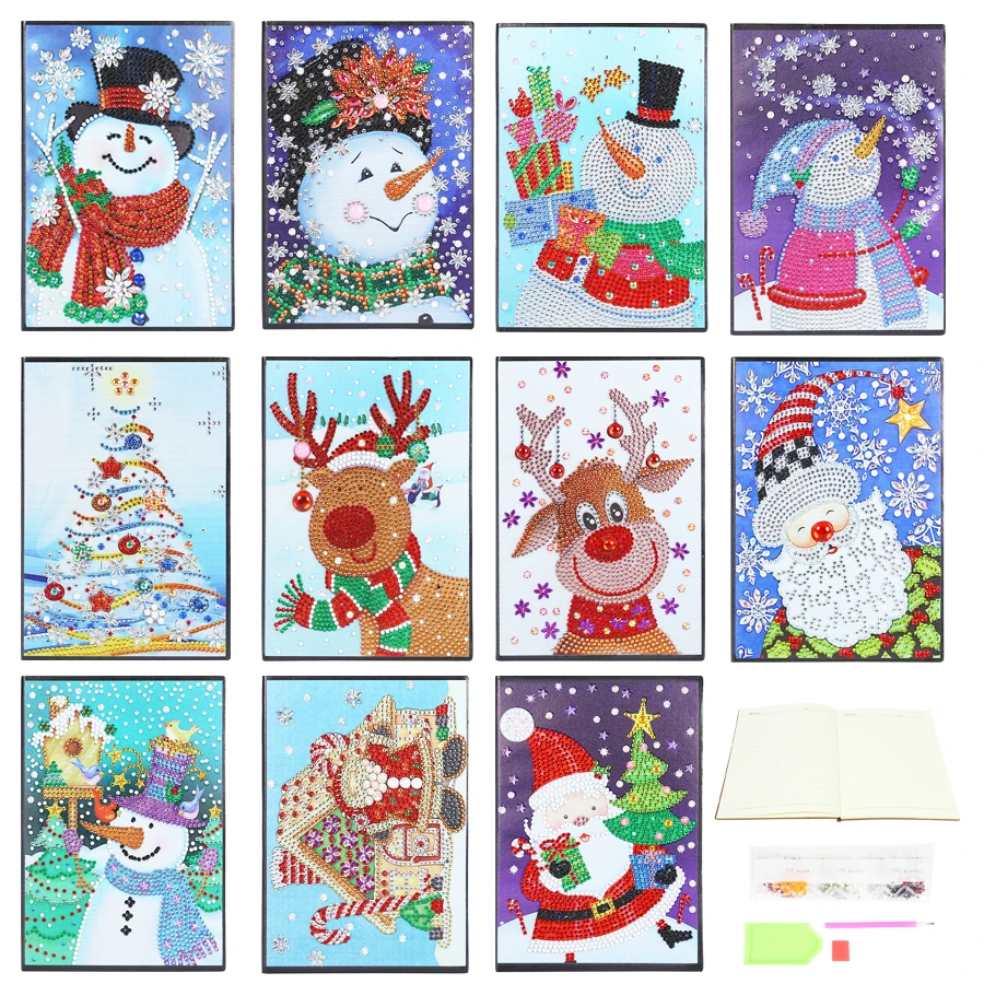 5D Diamond Painting Notebook Christmas Xmas DIY Santa Claus Diamond Painting 60 Pages A5 Embroidery Cross Stitch
5D Diamond Painting Notebook Christmas Xmas DIY Santa Claus Diamond Painting 60 Pages A5 Embroidery Cross Stitch
