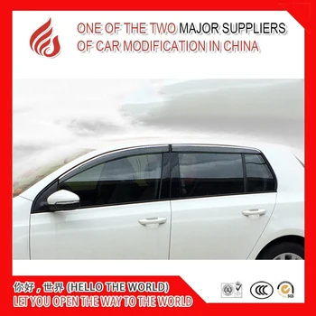 High quality 4 Piece Injection molding trim vent shade rain sun wind deflector window visor for Golf 4 Golf 6 Golf 7
High quality 4 Piece Injection molding trim vent shade rain sun wind deflector window visor for Golf 4 Golf 6 Golf 7