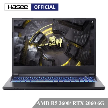 

Hasee M7-E6S3L Laptop for Gaming(AMD Ryzen 5 3600+RTX2060/16GB RAM/512SSD/15.6''144hz 72%NTSC IPS ) Hasee Notebook