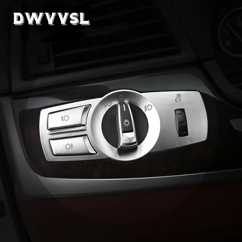 Headlight switch decorative frame for bmw f10 f11 X3 X4 5 series car buttons frame cover stickers internal decora easy install
Headlight switch decorative frame for bmw f10 f11 X3 X4 5 series car buttons frame cover stickers internal decora easy install