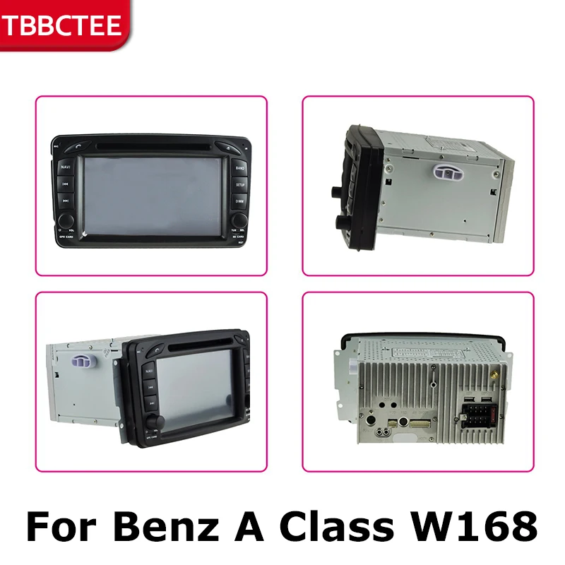 Android Радио BT GPS навигация wifi стерео видео для Mercedes Benz класса A W168 1997 ~ 2004