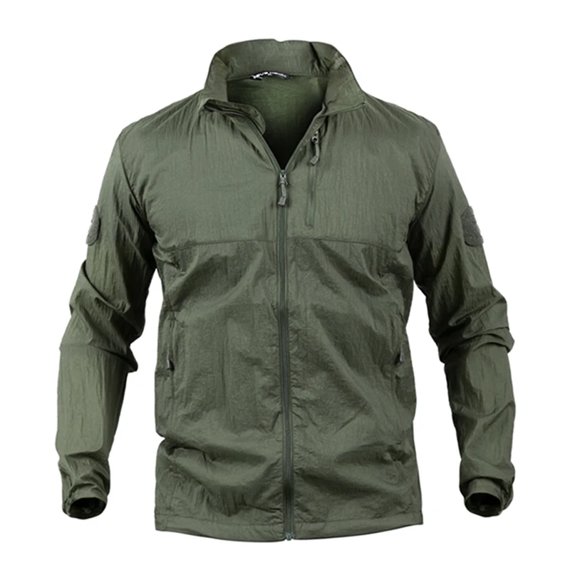 Man Ultralight Skin Jackets Summer Portable Quick Dry Breathable Camouflage Waterproof Army Military Jacket Tactical Jacket Coat
Man Ultralight Skin Jackets Summer Portable Quick Dry Breathable Camouflage Waterproof Army Military Jacket Tactical Jacket Coat