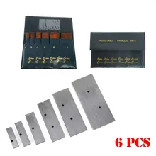 6Pcs 3/8 To 2-1/4 Inch Parallel Block Adjustable Parallel Block Set Precision Steel Parallel L2 Inspection Gages
6Pcs 3/8 To 2-1/4 Inch Parallel Block Adjustable Parallel Block Set Precision Steel Parallel L2 Inspection Gages