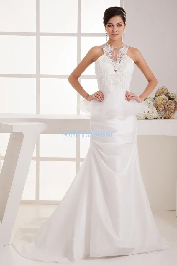 free shipping hot sale new design halter appliques custom size/color small train bridal gown white wedding dress 2016 high low
free shipping hot sale new design halter appliques custom size/color small train bridal gown white wedding dress 2016 high low