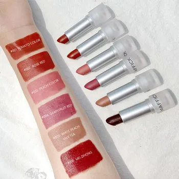 Small Ice Matte Lips Makeup Lipstick Lip Gloss Easy to Color Durable Waterproof Anti-sweat Lipstick 6 Colors
Small Ice Matte Lips Makeup Lipstick Lip Gloss Easy to Color Durable Waterproof Anti-sweat Lipstick 6 Colors