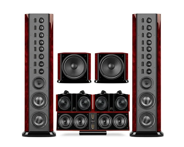 HIVI Swans 2.8A Home Theater Hi-end Flagship Home Theater System Front 2.8A Center 2.3C+ Rear F5R+ Sub 15B 4