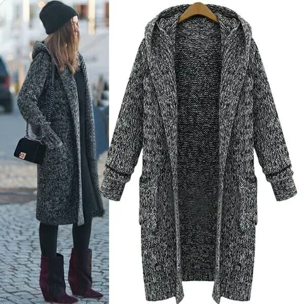 2019 Korean-style Large Size Dress Autumn And Winter New Style Fat Mm Mid-length Thick Knitted Cardigan Sweater Coat Women's Loo
2019 Korean-style Large Size Dress Autumn And Winter New Style Fat Mm Mid-length Thick Knitted Cardigan Sweater Coat Women's Loo