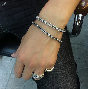 Lettering Diamond Thin Bracelet 925 Pure Sterling Silver Bracelet Retro Style Hip hop Punk Tide For Women Men Lover Thai Silver
Lettering Diamond Thin Bracelet 925 Pure Sterling Silver Bracelet Retro Style Hip hop Punk Tide For Women Men Lover Thai Silver
