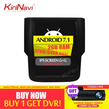 KiriNavi Vertical Screen Tesla Style 10.4 Inch Android 7.1 Car DVD Player For Dodge Ram GPS Navigation Touch Screen Car Radio 4G
KiriNavi Vertical Screen Tesla Style 10.4 Inch Android 7.1 Car DVD Player For Dodge Ram GPS Navigation Touch Screen Car Radio 4G