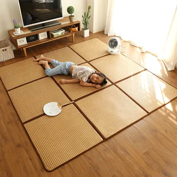 Japanese-style folding stitching mat summer rattan mat tatami mat bedroom carpet children's puzzle crawling mat
Japanese-style folding stitching mat summer rattan mat tatami mat bedroom carpet children's puzzle crawling mat