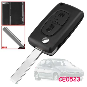 2 Button Car Key Case Remote Control Shell Auto Folding Key Case For Peugeot Citroen CE0523 HU83 Car Accessories
2 Button Car Key Case Remote Control Shell Auto Folding Key Case For Peugeot Citroen CE0523 HU83 Car Accessories