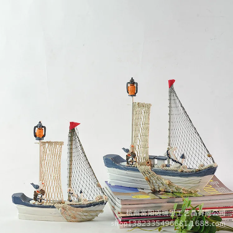 Marine Series Mediterranean Blue White Wooden Handmade Ship Model Sailboat Ornament Murals Furnishing Decoration Crafts Gifts
Marine Series Mediterranean Blue White Wooden Handmade Ship Model Sailboat Ornament Murals Furnishing Decoration Crafts Gifts