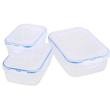 3PCS Plastic Food Storage Box Set Fridge Freezer Food Storage Boxes Fresh Vacuum Box Heat Resistant Kitchen Containers
3PCS Plastic Food Storage Box Set Fridge Freezer Food Storage Boxes Fresh Vacuum Box Heat Resistant Kitchen Containers