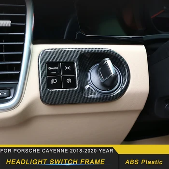 Car Accessories Headlight Control Switch Panel Frame Trim Sticker Cover Interior Decoration for Porsche Cayenne 2018 2019 2020
Car Accessories Headlight Control Switch Panel Frame Trim Sticker Cover Interior Decoration for Porsche Cayenne 2018 2019 2020