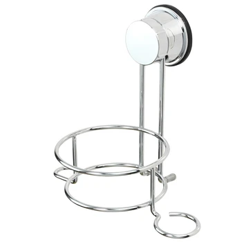 Hair Dryer Holders Bathroom Wall Shelf Stainless Steel Storage Racks Strong Suction Cup Not Drilling Organizer Hairdryer Rack 
Hair Dryer Holders Bathroom Wall Shelf Stainless Steel Storage Racks Strong Suction Cup Not Drilling Organizer Hairdryer Rack