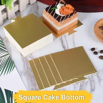 100 pcs Mini Cake Boards Square Baking Inserts Tools Gold Mousse Cake Cardboard Set For Wedding Party Disposable Paper Coasters
100 pcs Mini Cake Boards Square Baking Inserts Tools Gold Mousse Cake Cardboard Set For Wedding Party Disposable Paper Coasters