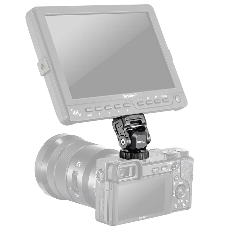 UURig R067 Monitor Multi angle Ballhead Bracket Quick Releae Gimbal with 1/4" Screw For Sony Nikon DSLR Camera Accessories
UURig R067 Monitor Multi angle Ballhead Bracket Quick Releae Gimbal with 1/4" Screw For Sony Nikon DSLR Camera Accessories