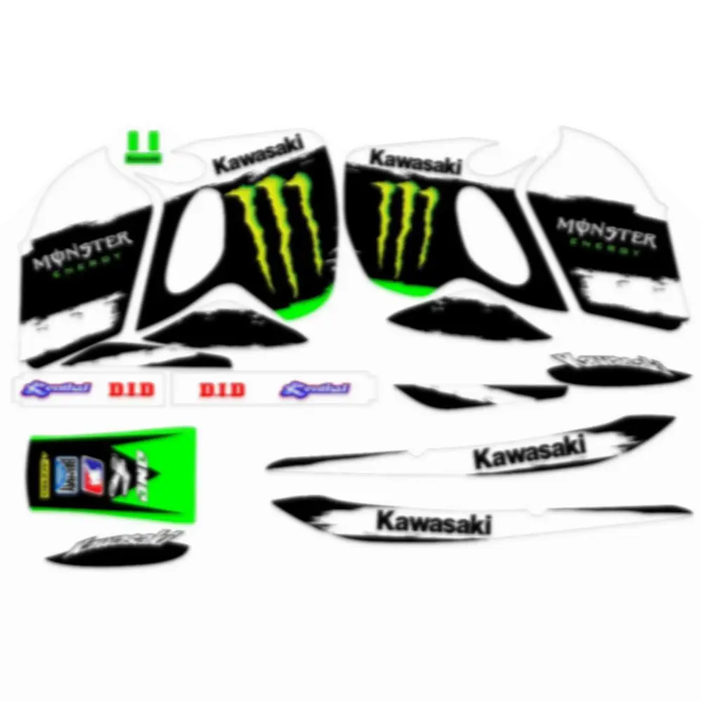 For Kawasaki KSR50 80 110 New Ghost Claw Full Graphics Decals Stickers Custom Number Name 3M Bright Matte Stickers Waterproof
For Kawasaki KSR50 80 110 New Ghost Claw Full Graphics Decals Stickers Custom Number Name 3M Bright Matte Stickers Waterproof