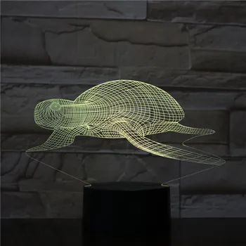 Sea Turtle LED Acrylic Night Light with 7 Colors Touch Remote Control Illusion Change Home Decoration Lights Dropship 3D-1552
Sea Turtle LED Acrylic Night Light with 7 Colors Touch Remote Control Illusion Change Home Decoration Lights Dropship 3D-1552