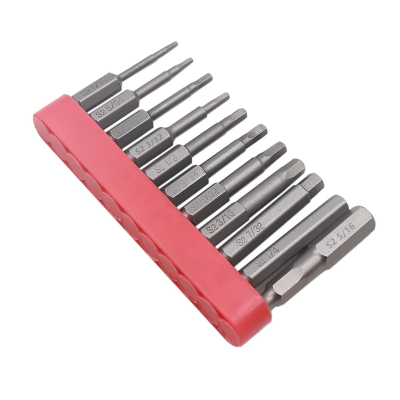 11Pcs Hex Wrench Set Hex Bit Electrician 50Mm Hex with Magnetic Inch Hex Hex Wrench Screwdriver Repair Tool Bit
11Pcs Hex Wrench Set Hex Bit Electrician 50Mm Hex with Magnetic Inch Hex Hex Wrench Screwdriver Repair Tool Bit