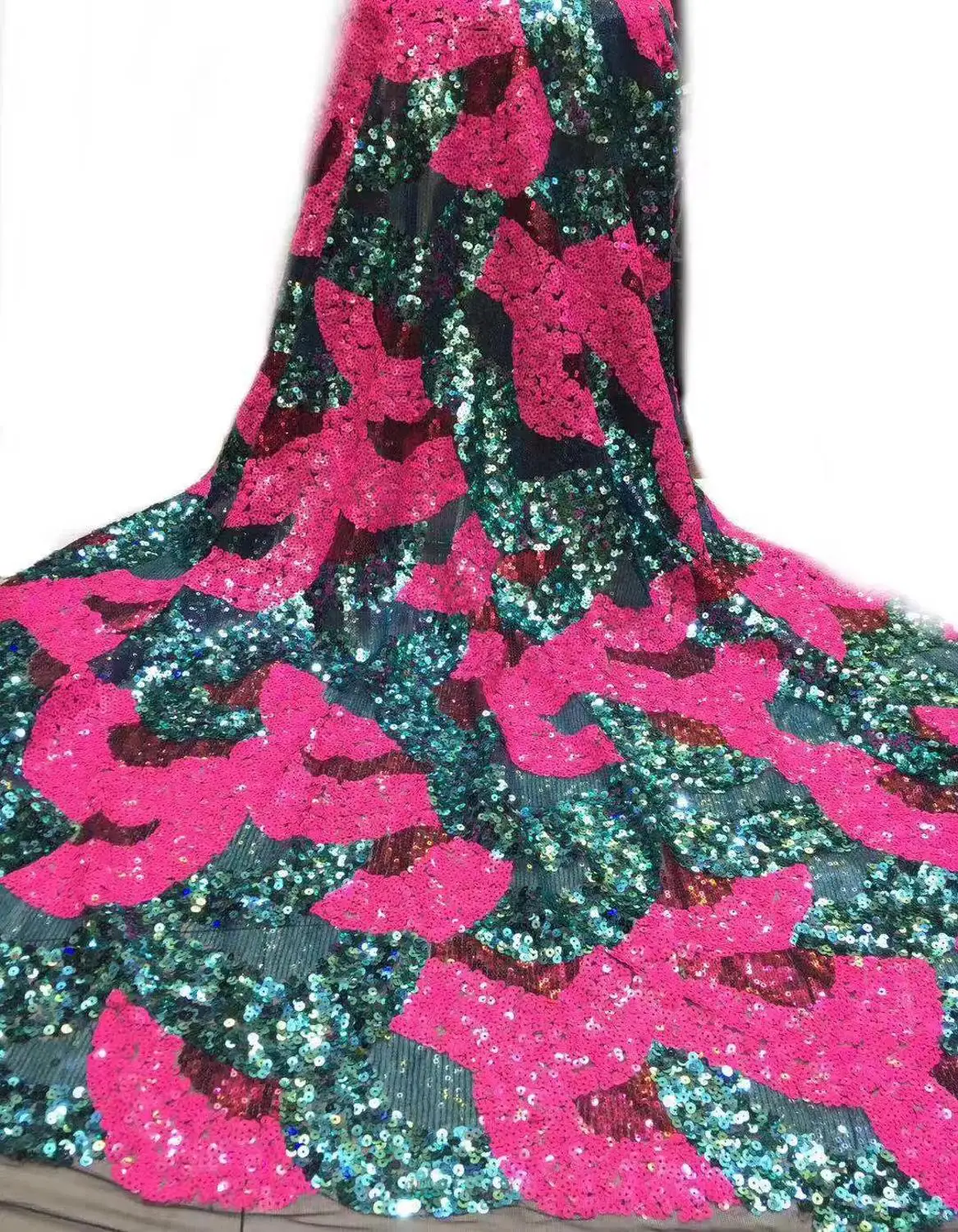 French lace fabric 5yds/pce colorful sequins embroidery mesh fabrics women gorgeous luxury party event bright dress 2019 new
French lace fabric 5yds/pce colorful sequins embroidery mesh fabrics women gorgeous luxury party event bright dress 2019 new