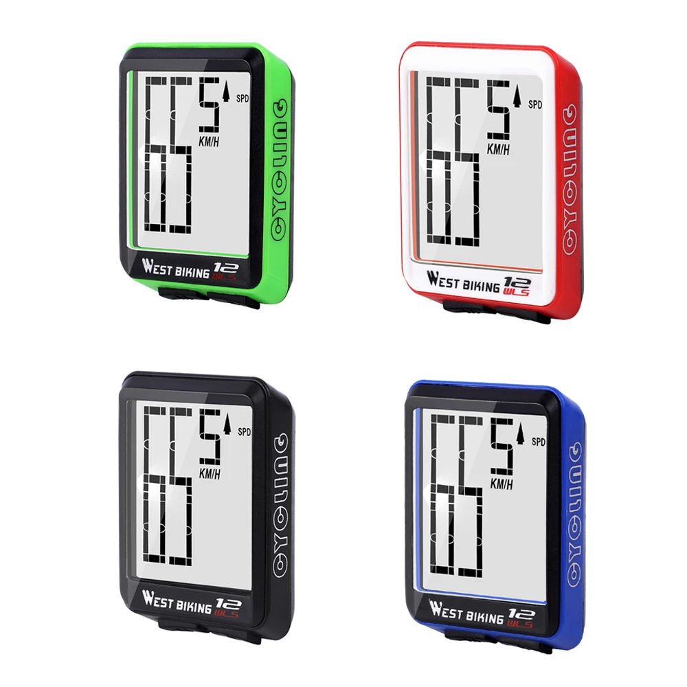 Wireless Bicycle Computer Waterproof Bike Speedometer Thermometer Speed Distance Time Measure with LCD Light Odometer
Wireless Bicycle Computer Waterproof Bike Speedometer Thermometer Speed Distance Time Measure with LCD Light Odometer