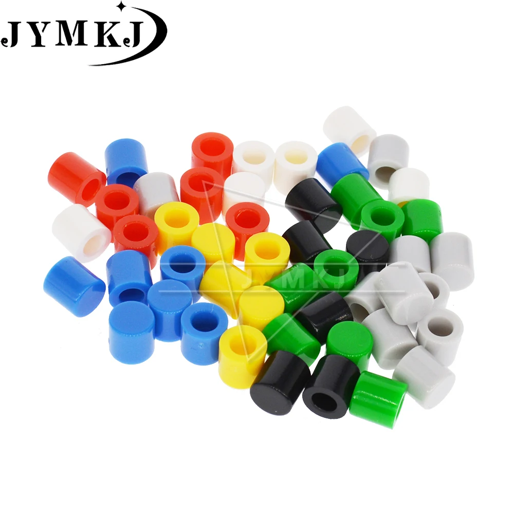 NEW 50pcs/lot 7 Color Tactile Button Caps Plastic Cap Hat for 6*6mm Micro Tact Switch For Arduino
NEW 50pcs/lot 7 Color Tactile Button Caps Plastic Cap Hat for 6*6mm Micro Tact Switch For Arduino