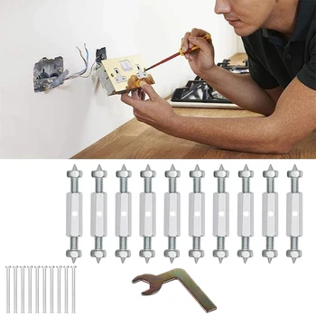 86 Type Switch Bottom Box Recovery Repair Tool+Long Screws Tapered Head+Wrench Corrosion Resistant
86 Type Switch Bottom Box Recovery Repair Tool+Long Screws Tapered Head+Wrench Corrosion Resistant