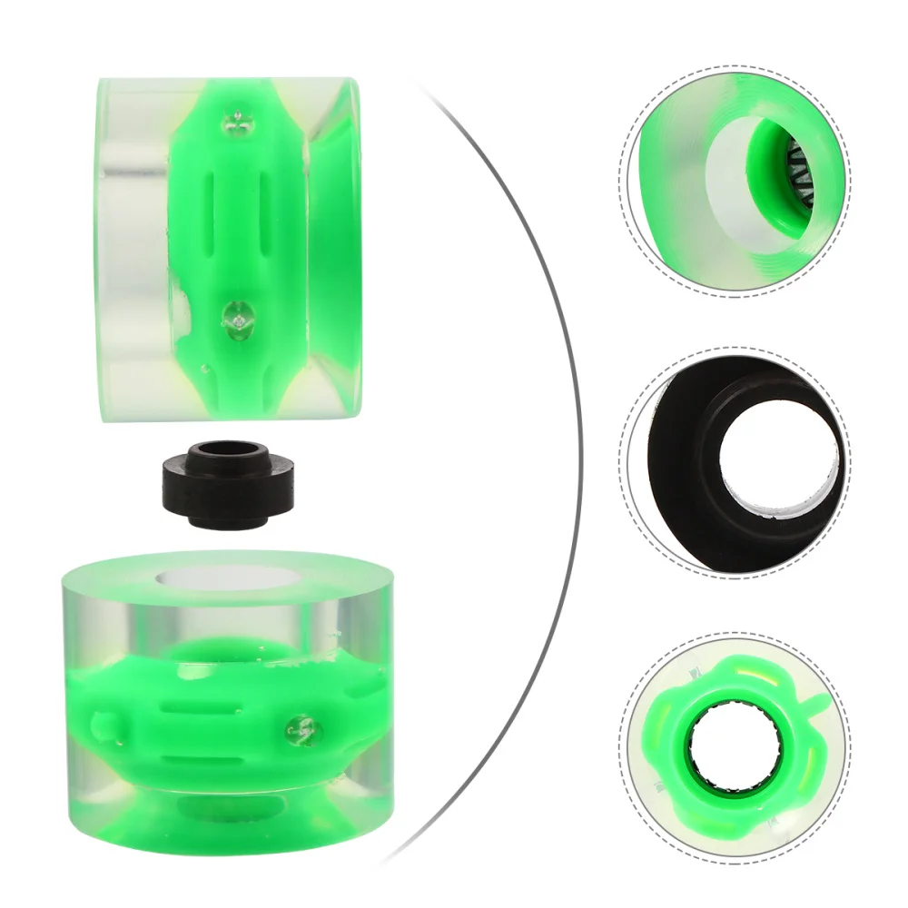 4 Pcs Led PU Wheels Practical Durable Anti-tear Longboard Wheel Skateboard Accessories for Professionals Beginners
4 Pcs Led PU Wheels Practical Durable Anti-tear Longboard Wheel Skateboard Accessories for Professionals Beginners