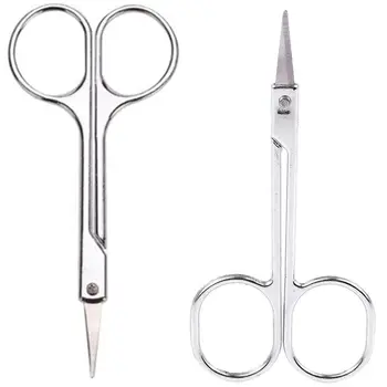 2Pcs Curved Trimming Eyebrows Hangnail Cuticle Nail Nose Scissors & 1x Steel Curved Hair Eyebrow Trimming Scissors
2Pcs Curved Trimming Eyebrows Hangnail Cuticle Nail Nose Scissors & 1x Steel Curved Hair Eyebrow Trimming Scissors