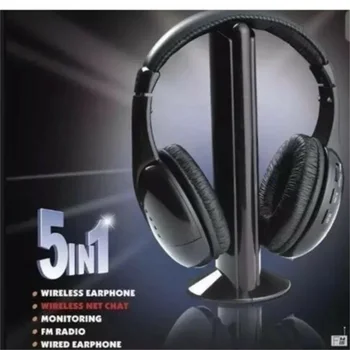 Five-in-one wireless headset headset with FM radio can be used for wireless monitoring of babies and elderly
Five-in-one wireless headset headset with FM radio can be used for wireless monitoring of babies and elderly