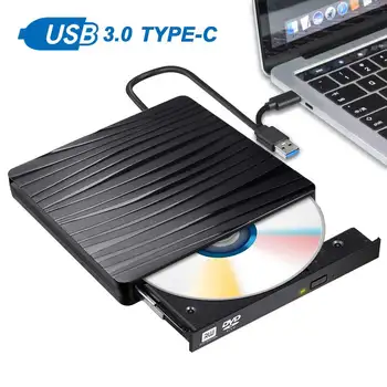 External DVD Drive Optical Drive USB 3.0 Type-C CD ROM Player CD-RW Burner Writer Reader Recorder Portatil for Laptop Windows PC
External DVD Drive Optical Drive USB 3.0 Type-C CD ROM Player CD-RW Burner Writer Reader Recorder Portatil for Laptop Windows PC