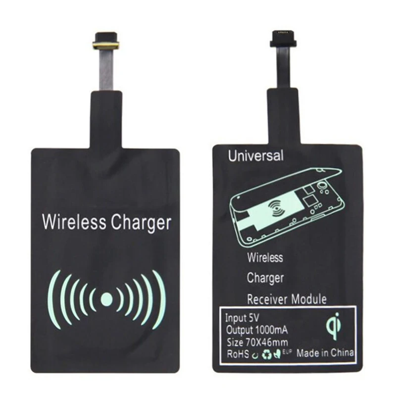 Qi Wireless Charger Receiver Charging Adapter Receiver Pad Coil For Andriod Micro USB Type C Charging Dock
Qi Wireless Charger Receiver Charging Adapter Receiver Pad Coil For Andriod Micro USB Type C Charging Dock