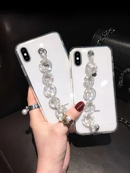 Luxury Bling Glitter Rhinestone Phone Case For Samsung S20 S10 S9 S8 Plus Note 10 9 8 Fashion Diamond Chain Soft TPU Cover
Luxury Bling Glitter Rhinestone Phone Case For Samsung S20 S10 S9 S8 Plus Note 10 9 8 Fashion Diamond Chain Soft TPU Cover
