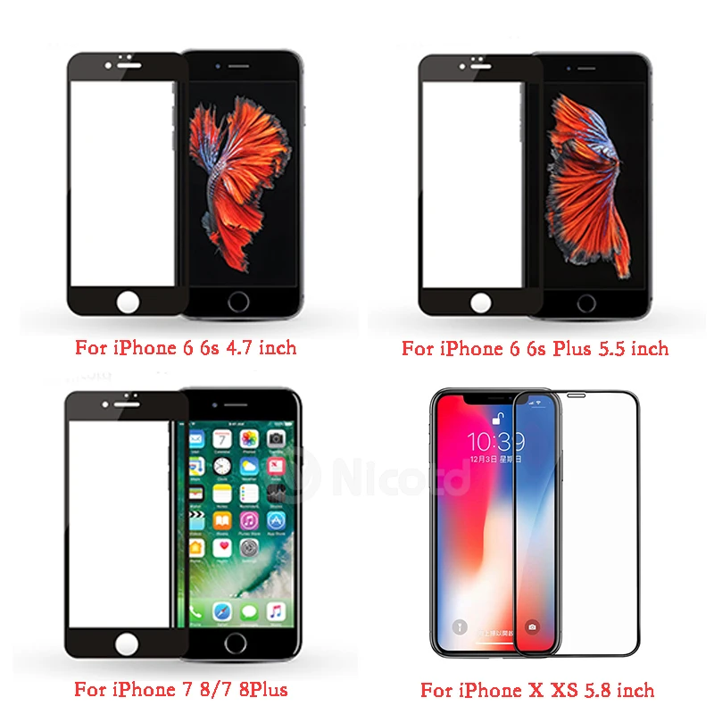 Full Cover Tempered Glass For iPhone H9f8807de814e45d997d22c97df2f34b6Q.jpg - Full Cover Tempered Glass For iPhone
