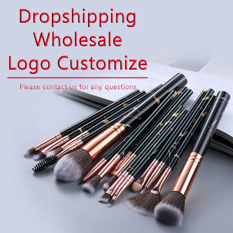 15Pcs Makeup Brushes Tool Set Cosmetic Powder Eye Shadow Foundation Blush Blending Beauty Make Up Brush VIP Dropshipping
15Pcs Makeup Brushes Tool Set Cosmetic Powder Eye Shadow Foundation Blush Blending Beauty Make Up Brush VIP Dropshipping