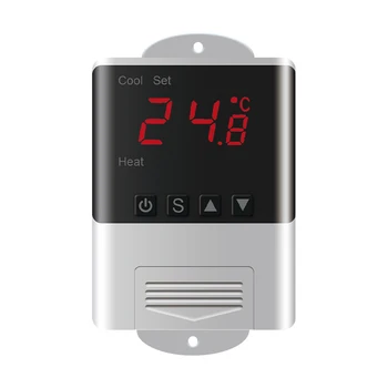 DTC1200 Intellligent Temperature Controller LED Digital Thermostat Thermometer Temperature Sensor Cooling Heating
DTC1200 Intellligent Temperature Controller LED Digital Thermostat Thermometer Temperature Sensor Cooling Heating