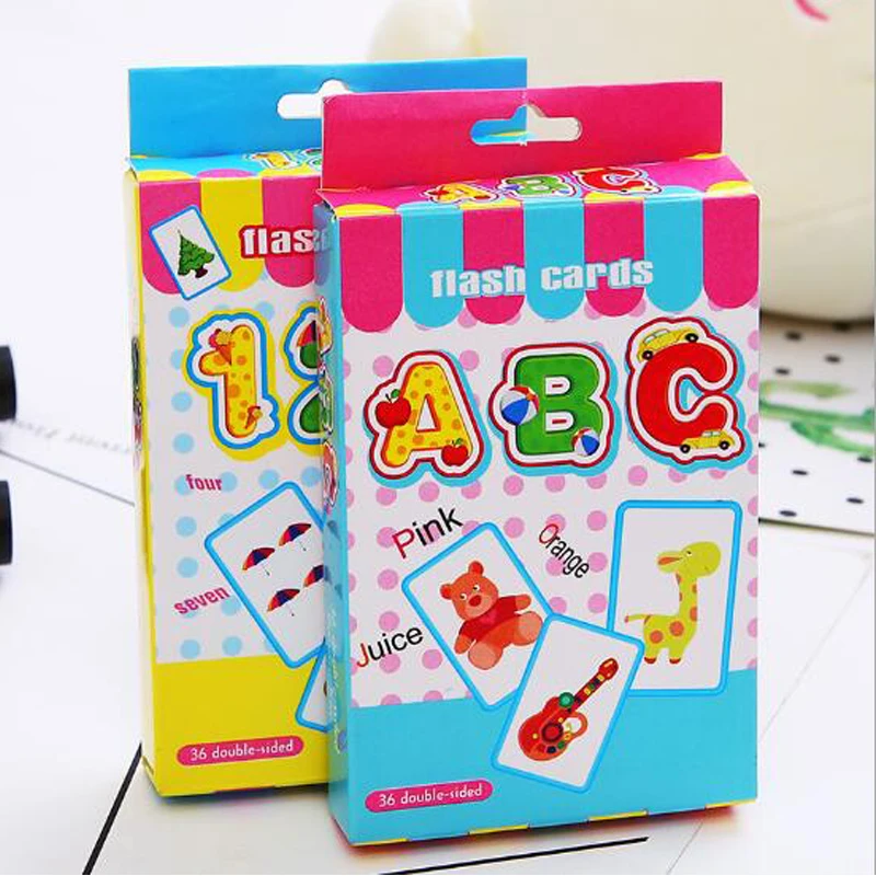 36Pcs/set New Children Flash Learn English Words Numbers Cognitive Cards Game Set Infant Baby Literacy Game Educational Card
36Pcs/set New Children Flash Learn English Words Numbers Cognitive Cards Game Set Infant Baby Literacy Game Educational Card