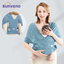 

Sunveno Adjustable Baby Wrap Carrier, Infant and Child Sling - Simple Pre-Wrapped Holder for Baby Newborns