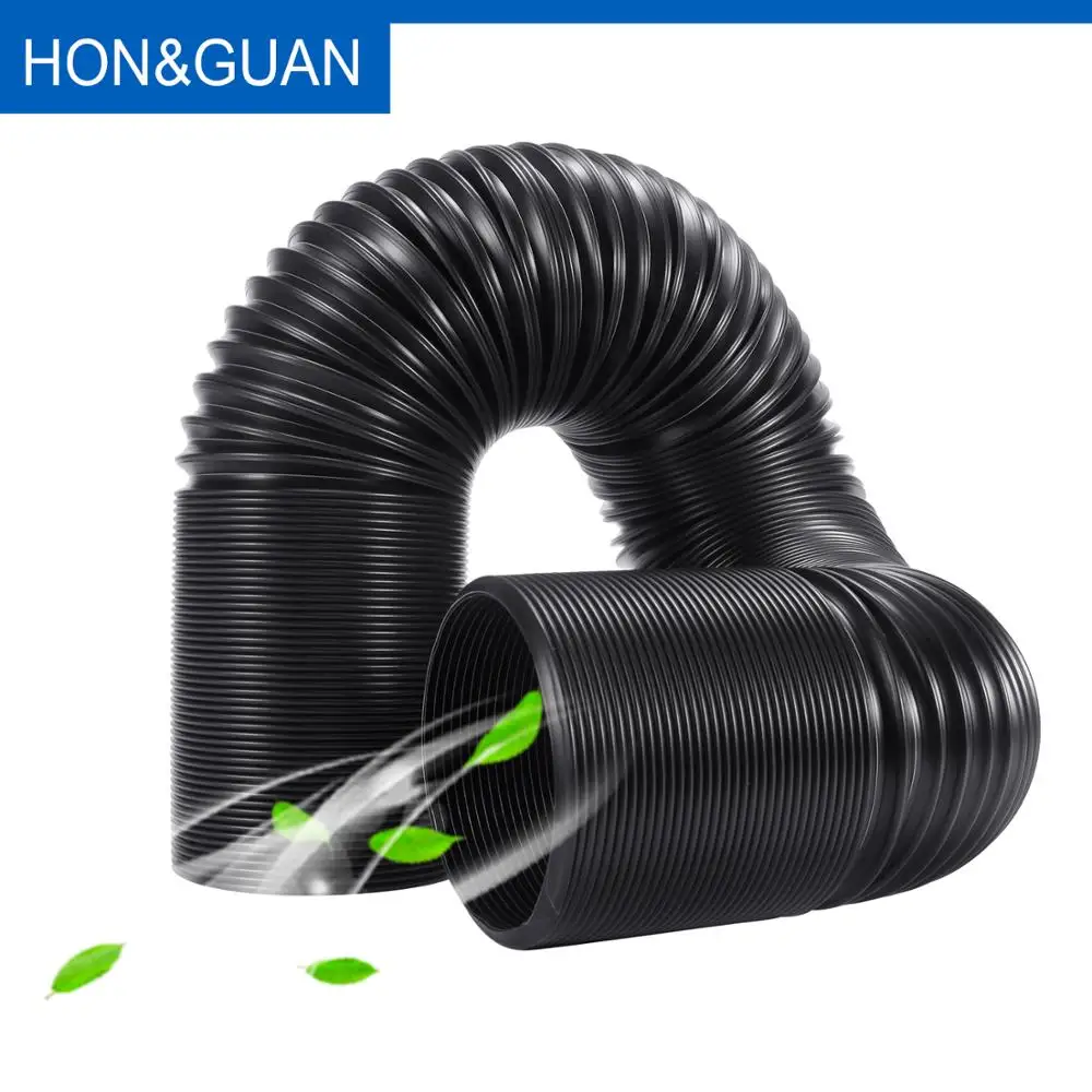 Flexible Air Conditioning Ducting Hose Tube Plastic PP & Steel Wire Ventilation Pipe Insulation Air Duct Exhaust Pipe Black 2m
Flexible Air Conditioning Ducting Hose Tube Plastic PP & Steel Wire Ventilation Pipe Insulation Air Duct Exhaust Pipe Black 2m