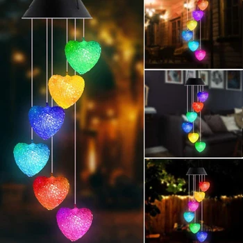 Portable Windbell Light Solar Powered LED Wind Chimes Color Changing Light Outdoor Garden Balcony Pathway Deco Lamp
Portable Windbell Light Solar Powered LED Wind Chimes Color Changing Light Outdoor Garden Balcony Pathway Deco Lamp