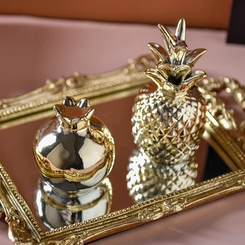 Nordic Luxury Golden Fruit Ornaments Home Accessories Living Room Ceramic Pineapple Apple Figurines Feng Shui Home Accessories
Nordic Luxury Golden Fruit Ornaments Home Accessories Living Room Ceramic Pineapple Apple Figurines Feng Shui Home Accessories