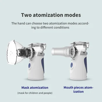 Portable Health Care Mini Handheld Inhale Nebulizer Silent Ultrasonic Inalador Nebulizador Children Adult Rechargeable Automizer
Portable Health Care Mini Handheld Inhale Nebulizer Silent Ultrasonic Inalador Nebulizador Children Adult Rechargeable Automizer