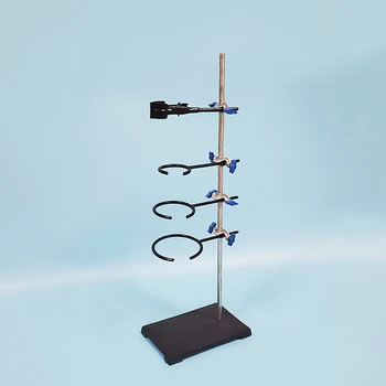 Laboratory iron stand,Complete set with base,Hardcore,3 cross clips,Big, middle and small three circles,Flask clamp
Laboratory iron stand,Complete set with base,Hardcore,3 cross clips,Big, middle and small three circles,Flask clamp