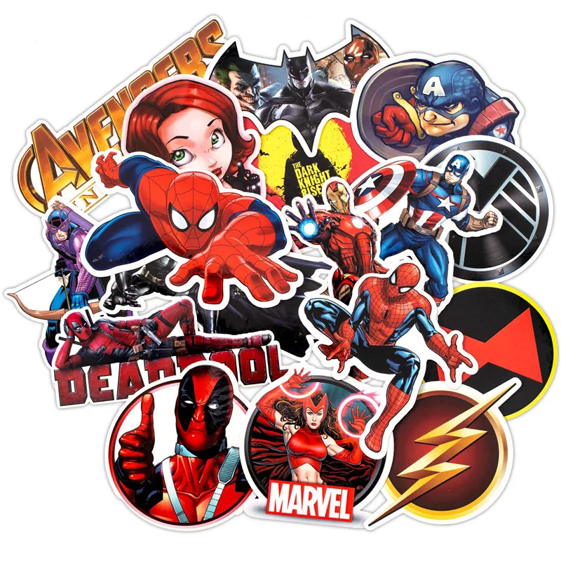 30pcs Marvel Avengers Sticker Graffiti Laptops Macbook Skateboards Luggag Fridge Travel Case Notebook Helmet Waterproof Sticker
30pcs Marvel Avengers Sticker Graffiti Laptops Macbook Skateboards Luggag Fridge Travel Case Notebook Helmet Waterproof Sticker