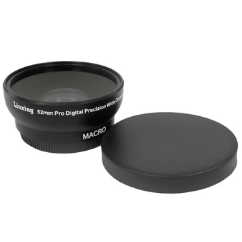 NEWYI Digital Lens Replacement 52mm 0.45X WIDE Angle + Macro Conversion LENS 52 0.45 Black
NEWYI Digital Lens Replacement 52mm 0.45X WIDE Angle + Macro Conversion LENS 52 0.45 Black